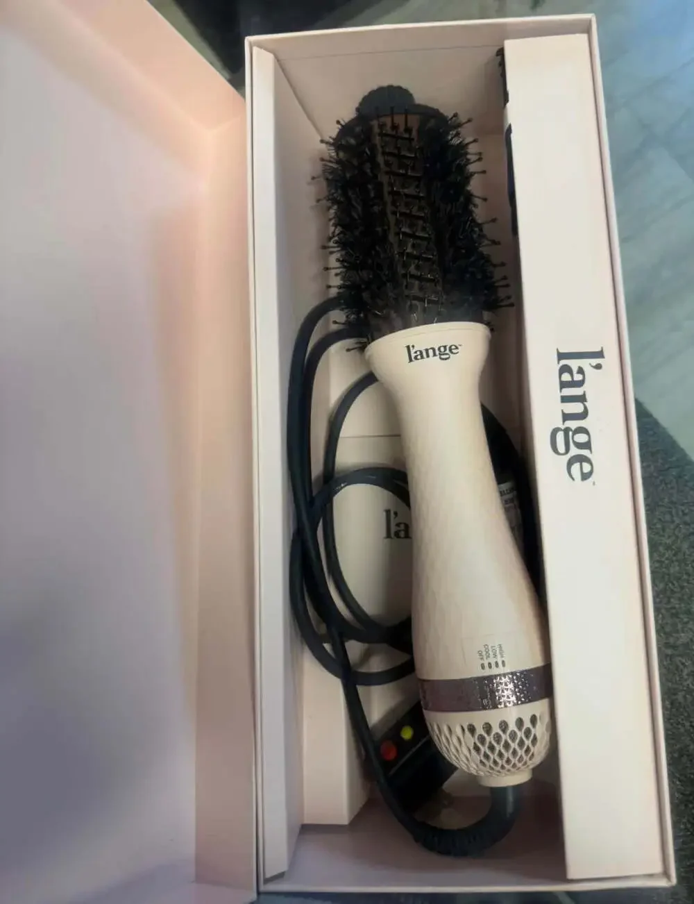 L'ange Hair Le Volume 2-in-1 Titanium Blow Dryer & Volumizer Brush